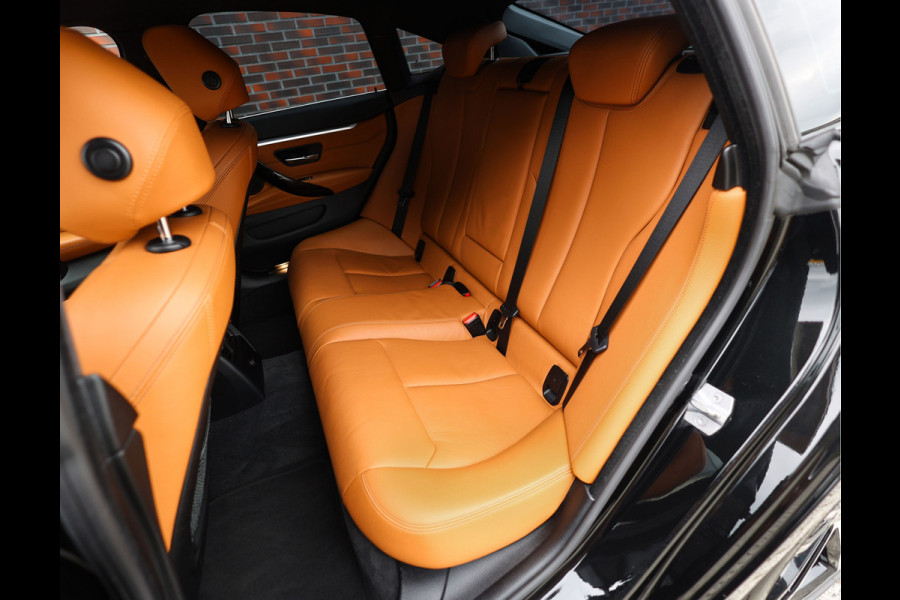 BMW 4 Serie Gran Coupé 430i High Executive | M Sport - Cognac Dakota leder