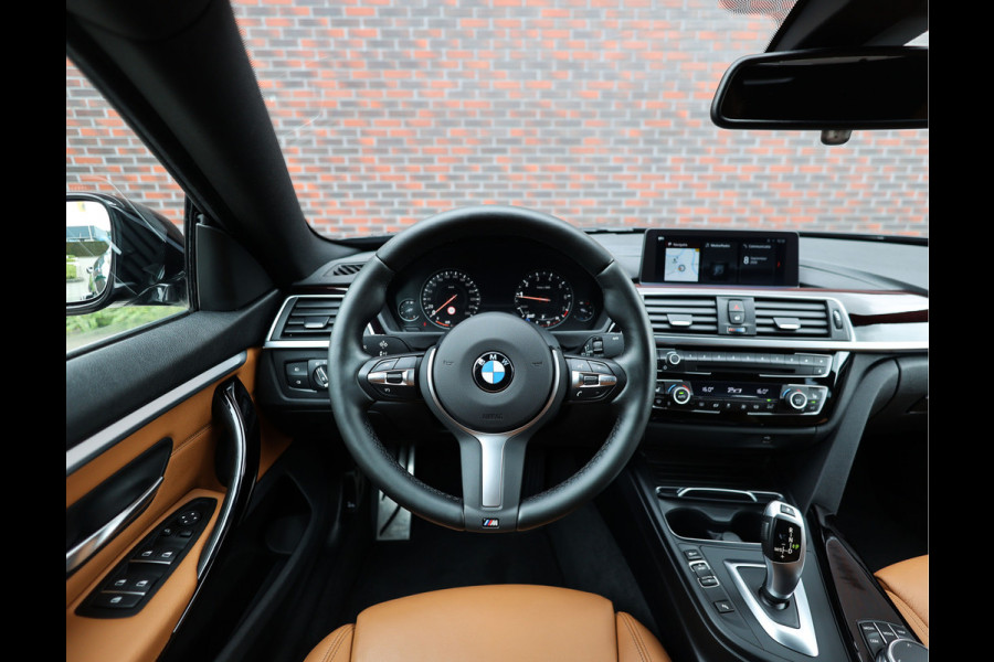 BMW 4 Serie Gran Coupé 430i High Executive | M Sport - Cognac Dakota leder
