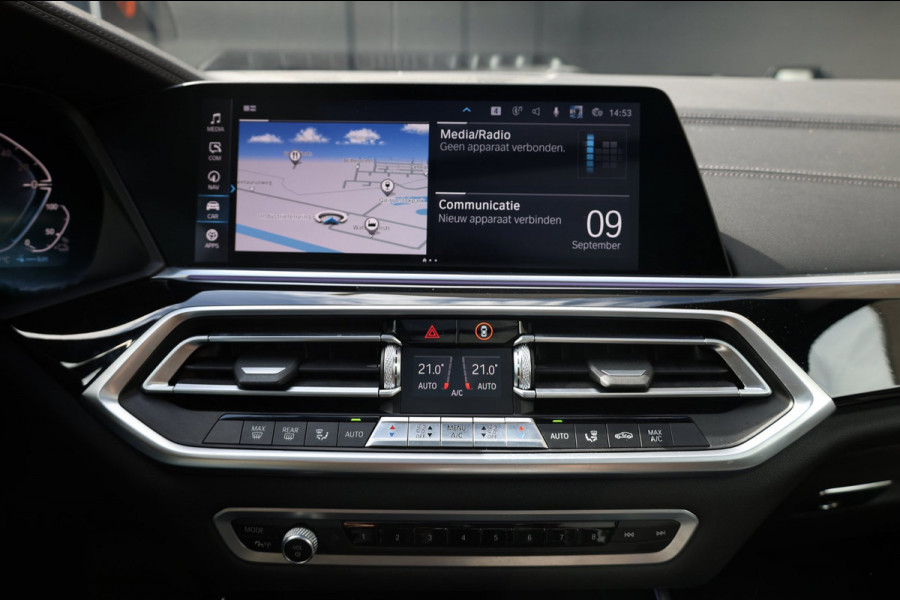BMW X5 XDrive45e M-sport LED/VIRTUAL/SFEER/LUCHT/PANO/LEER+S.VERWARMING+MEMORY/20" LMV/360 CAM/ACC/ECC/12 MND GARANTIE!