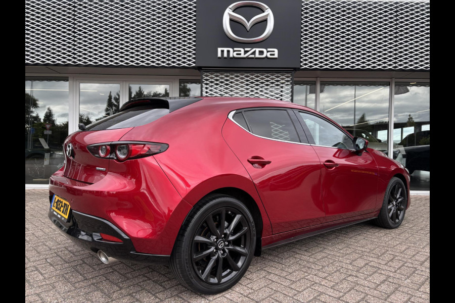 Mazda 3 2.0 e-SkyActiv-X M Hybrid 186 Luxury AFNEEMBARE TREKHAAK | BOSE | LEDER |