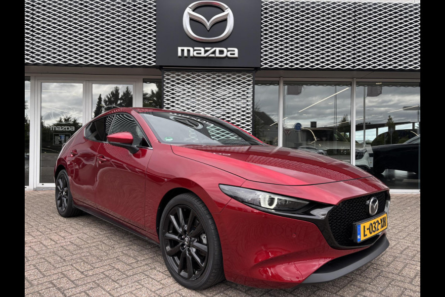 Mazda 3 2.0 e-SkyActiv-X M Hybrid 186 Luxury AFNEEMBARE TREKHAAK | BOSE | LEDER |