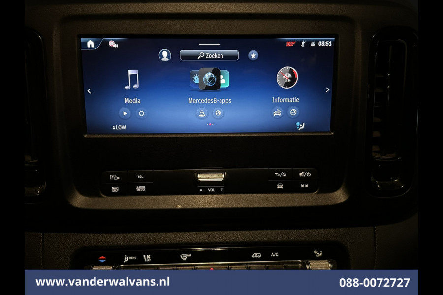 Mercedes-Benz Vito 116 CDI 164pk 2025 Model L2H1 Euro6 Airco | Camera | Navigatie | Adaptieve Cruisecontrol Stoelverwarming, Parkeersensoren, Bijrijdersbank