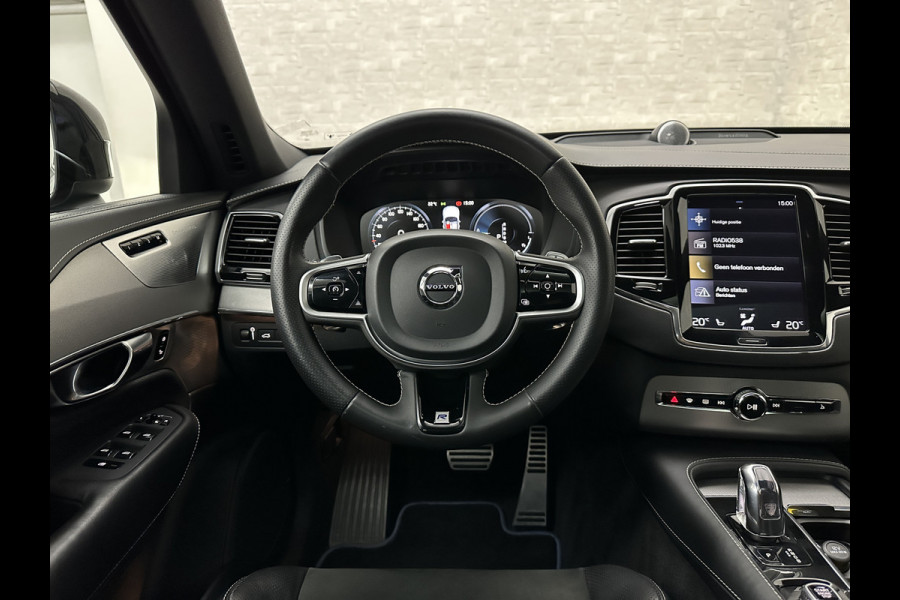 Volvo XC90 T8 AWD R-Design | Luchtvering | 360 Camera | Bowers & Wilkins | Keyless-Entry | Head-Up | Glaspook | Stuurverwarming | Zwarte hemelbekleding | Panorama | 2x Memory | Stoelverwarming V+A | Audio pakket | ISO-Glas | Getint-Glas | 7-Persoons | Volvo dealer onderhouden | Rijklaarprijs.