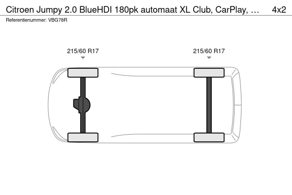 Citroën Jumpy 2.0 BlueHDI 180pk automaat XL Club, CarPlay, HUD, KeyLess, Trekhaak, Clima,