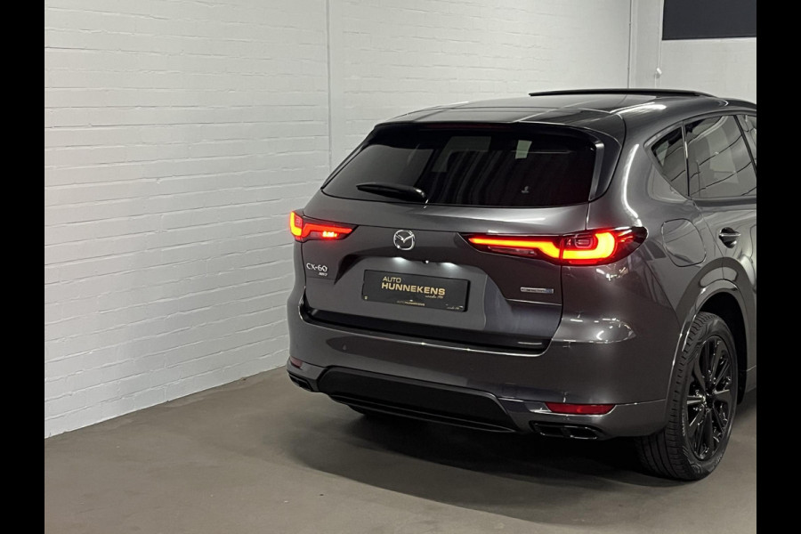 Mazda CX-60 2.5 e-SkyActiv PHEV Homura Trekhaak | Open dak | Adapt. cruise | Stoel-/stuurverwarming | Bose sound | Stoelventilatie | Carplay | 360 graden camera