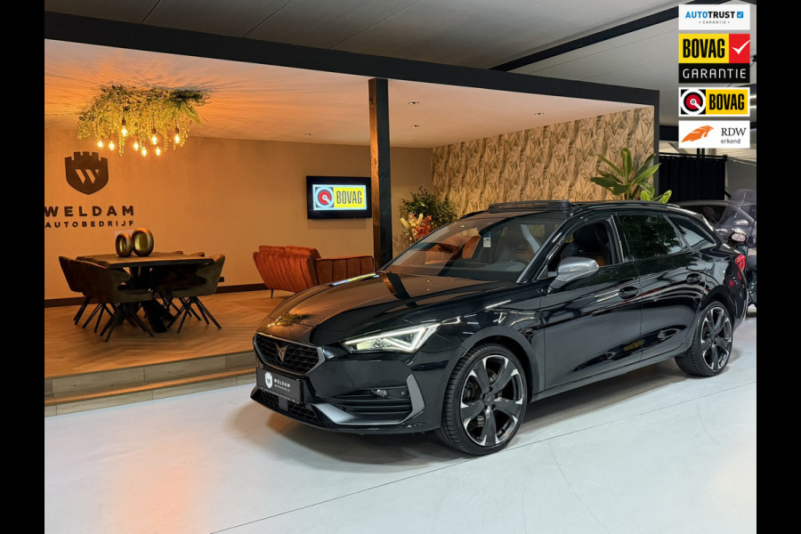 CUPRA Leon Sportstourer 1.4 e-Hybrid VZ Copper Edition Garantie ACC|Lane|Sfeerverlichting|Pano|Camera|ACC|CarPlay|Leder Rijklaar