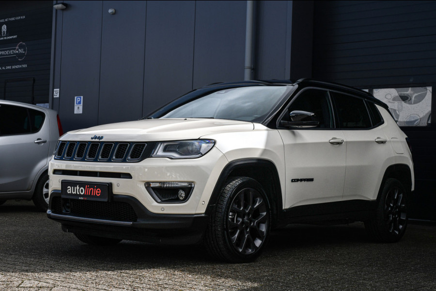 Jeep Compass 4xe 240 Plug-in Hybrid Electric S, Leder, Memory, Camera, Stoelvent, Alpine, Keyless!