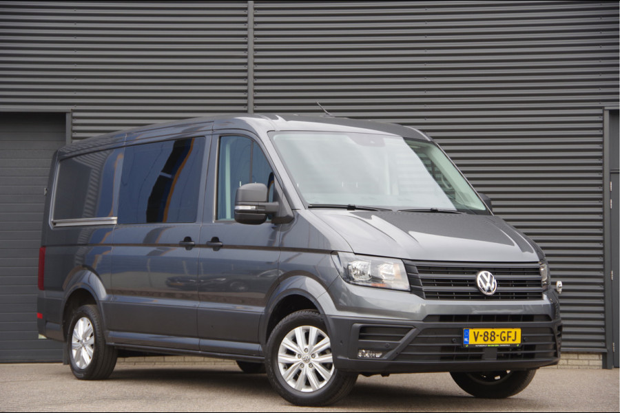Volkswagen Crafter 2.0 TDI L3H2(L2H1) 177PK AUT. DC-6P, CAMERA, TREKHAAK, CRUISE, CARPLAY, AIRCO, PARKEERSENSOREN, DUBBELE CABINE, DUBBEL CABINE, N