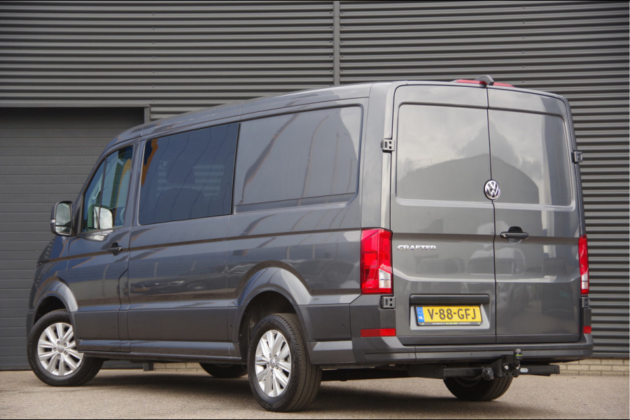 Volkswagen Crafter 2.0 TDI L3H2(L2H1) 177PK AUT. DC-6P, CAMERA, TREKHAAK, CRUISE, CARPLAY, AIRCO, PARKEERSENSOREN, DUBBELE CABINE, DUBBEL CABINE, N