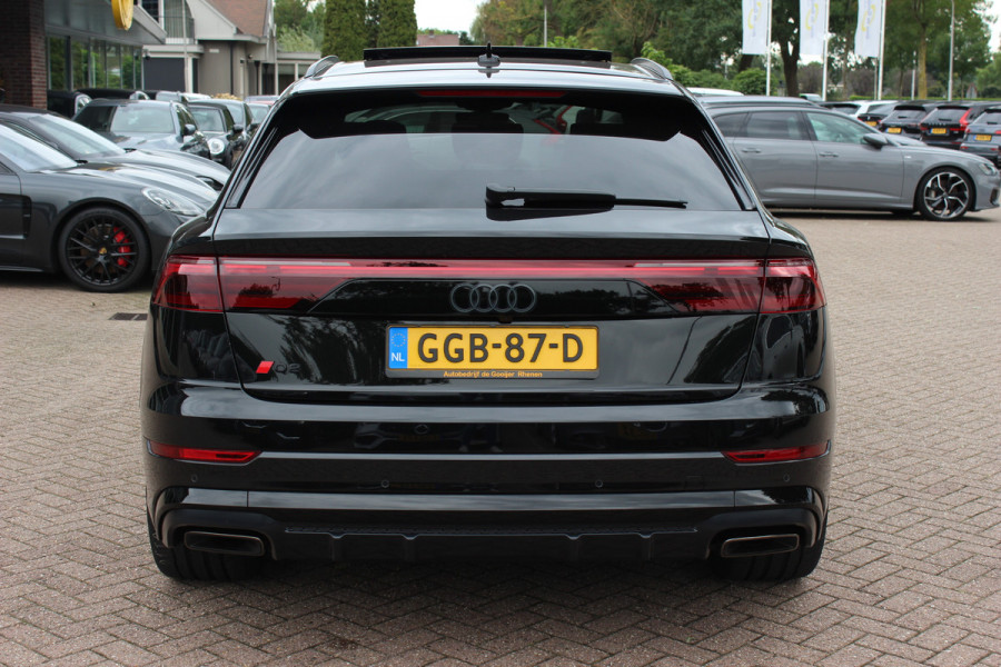 Audi Q8 60 TFSI e quattro Pro Line S Competition / SoH 95,9% / Trekhaak / Panoramadak / 360Camera / Head-up / B&O / Softclose / Achterasbesturing / 23'' / Laser LED / Keyless / Carbon intr. / Massage+Ventilatie / RS Seats / Dodehoek /  DAB