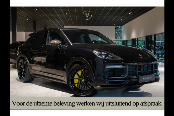 Porsche Cayenne Coupé 4.0 Turbo GT Carbon|Manufaktur|Ceramic|Burmester 3D|Stoelventilatie|18-voudig|Innodrive|Softclose|360°|Keyless|HUD|Approved t/m 06-08-2027|New service
