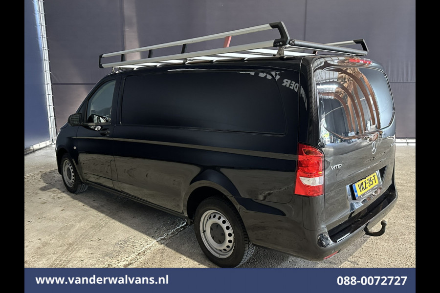 Mercedes-Benz Vito 110 CDI 102pk L2H1 Euro6 Airco | Imperiaal | Camera | Navigatie | Trekhaak | Apple Carplay | Cruisecontrol Android Auto, Parkeersensoren, Bijrijdersbank, Achterklep