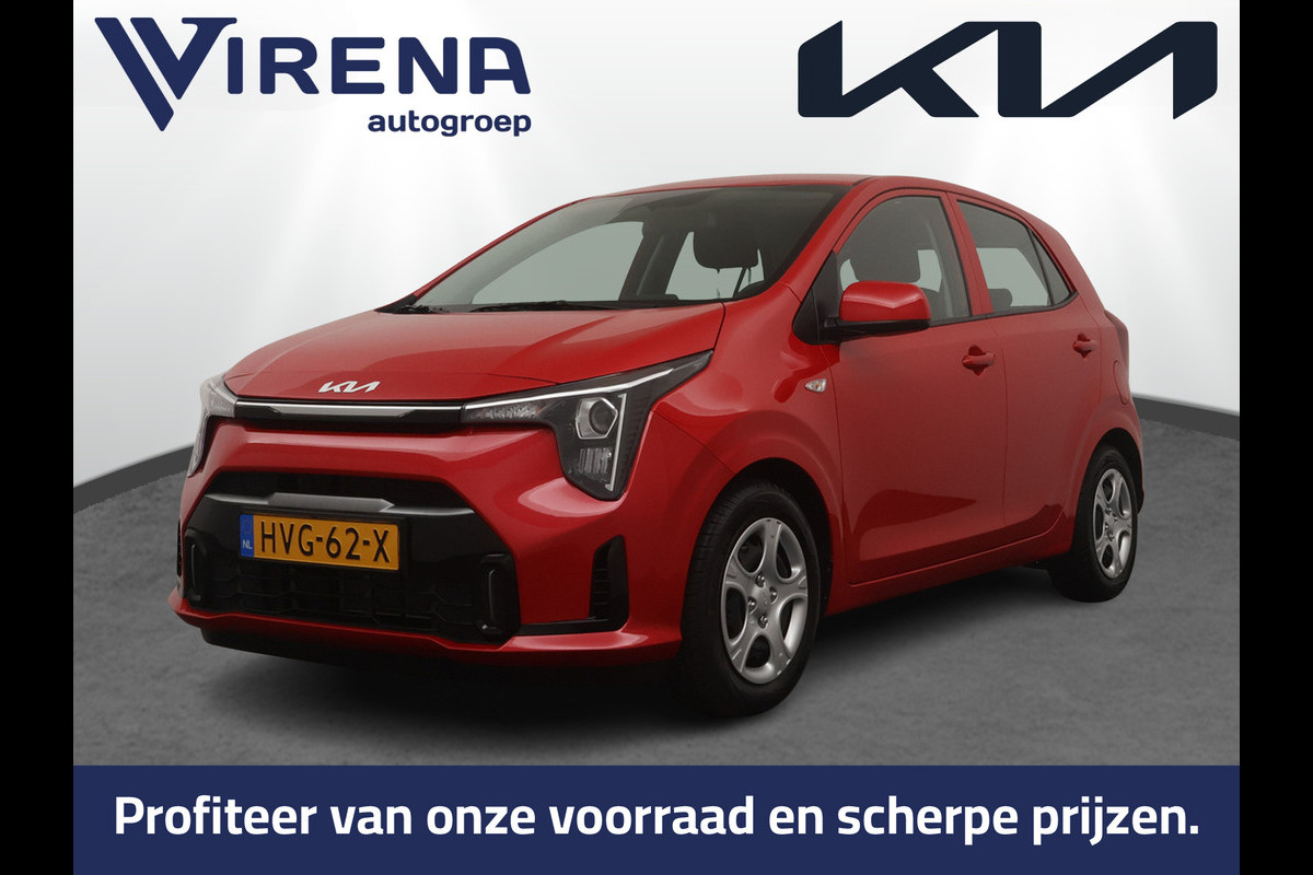 Kia Picanto 1.0 DPI DynamicLine Airco - Apple Carplay/Android Auto - Cruise Control - Navigatie - Achteruitrijcamera -Fabrieksgarantie tot en met 07-2032