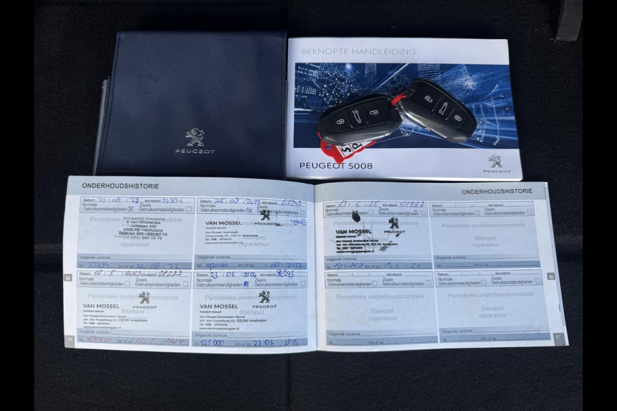 Peugeot 5008 1.2 PureTech Premium 7p. 2e Eigenaar|Camera|Carplay|Clima|Cruise|PDC V+A|Trekhaak|N.A.P|APK tot 06-2027