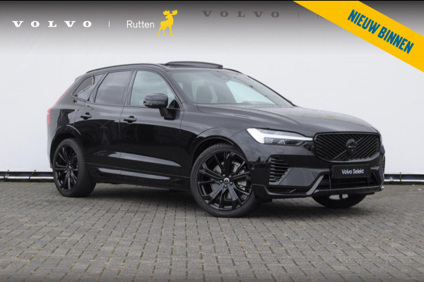 Volvo XC60 T6 350PK Automaat AWD Ultra Black Edition Trekhaak / Luchtvering / Facelift/ Head-up display/ Harman Kardon audio/ BLIS/ Elektrischbedienbare stoelen met geheugen / Panoramadak/ Adaptive cruise control/ Pilot assist/ Apple Carplay/ Android auto/