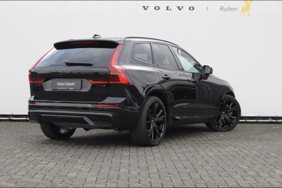Volvo XC60 T6 350PK Automaat AWD Ultra Black Edition Trekhaak / Luchtvering / Facelift/ Head-up display/ Harman Kardon audio/ BLIS/ Elektrischbedienbare stoelen met geheugen / Panoramadak/ Adaptive cruise control/ Pilot assist/ Apple Carplay/ Android auto/