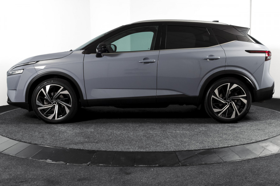 Nissan QASHQAI 1.3 MHEV Xtronic 158 PK Tekna Plus | Trekhaak | Panodak | Dig.Cockpit | Adapt.Cruise | Bose | Stoelverw. | 360 camera | NAV+App.Connect | Auto.Airco | LM 20" |