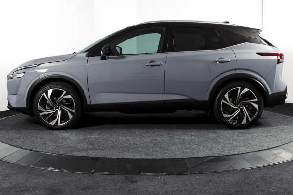 Nissan QASHQAI 1.3 MHEV Xtronic 158 PK Tekna Plus | Trekhaak | Panodak | Dig.Cockpit | Adapt.Cruise | Bose | Stoelverw. | 360 camera | NAV+App.Connect | Auto.Airco | LM 20" |