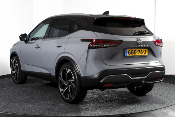 Nissan QASHQAI 1.3 MHEV Xtronic 158 PK Tekna Plus | Trekhaak | Panodak | Dig.Cockpit | Adapt.Cruise | Bose | Stoelverw. | 360 camera | NAV+App.Connect | Auto.Airco | LM 20" |