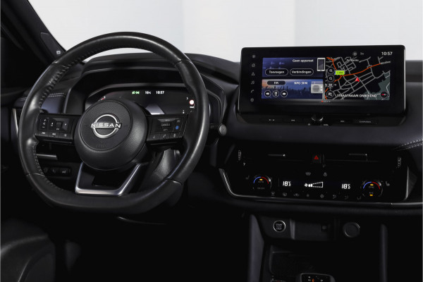 Nissan QASHQAI 1.3 MHEV Xtronic 158 PK Tekna Plus | Trekhaak | Panodak | Dig.Cockpit | Adapt.Cruise | Bose | Stoelverw. | 360 camera | NAV+App.Connect | Auto.Airco | LM 20" |