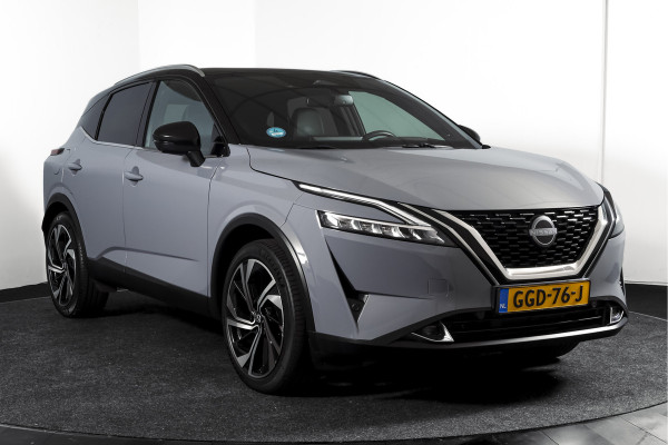 Nissan QASHQAI 1.3 MHEV Xtronic 158 PK Tekna Plus | Trekhaak | Panodak | Dig.Cockpit | Adapt.Cruise | Bose | Stoelverw. | 360 camera | NAV+App.Connect | Auto.Airco | LM 20" |