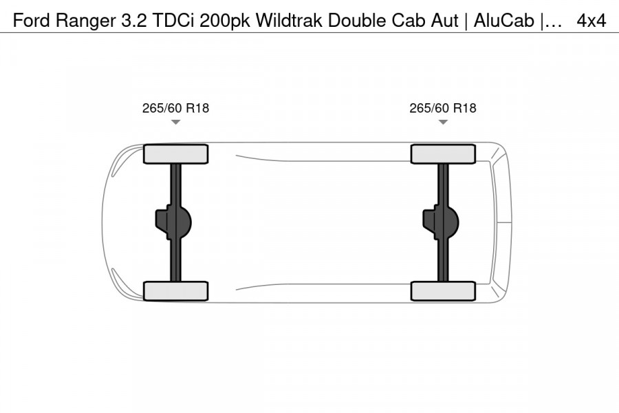 Ford Ranger 3.2 TDCi 200pk Wildtrak Double Cab Aut | AluCab | Camera | Trekhaak 3500KG | Navi | 5-Cilinder | 2-Zits BPM VRIJ