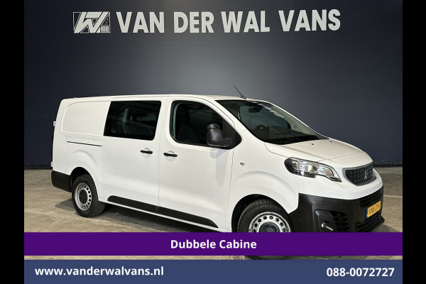 Peugeot Expert 2.0 BlueHDI 123pk L3H1 Dubbele Cabine Euro6 Airco | 5-Zits | Camera | Navigatie | Apple Carplay Android Auto, Cruisecontrol, 2500kg Trekhaak, Parkeersensoren