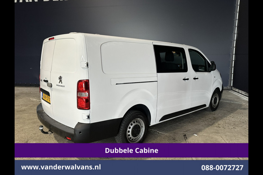 Peugeot Expert 2.0 BlueHDI 123pk L3H1 Dubbele Cabine Euro6 Airco | 5-Zits | Camera | Navigatie | Apple Carplay Android Auto, Cruisecontrol, 2500kg Trekhaak, Parkeersensoren