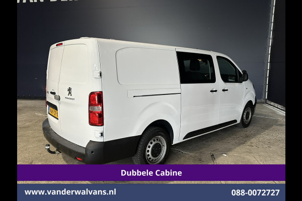 Peugeot Expert 2.0 BlueHDI 123pk L3H1 Dubbele Cabine Euro6 Airco | 5-Zits | Camera | Navigatie | Apple Carplay Android Auto, Cruisecontrol, 2500kg Trekhaak, Parkeersensoren