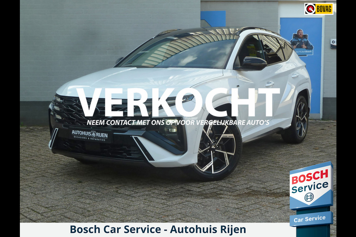 Hyundai Tucson 1.6 T-GDI HEV N Line Sky|Panodak|Stoelkoeling|Memory|360-Camera|Adaptive-Cruise|Afn.Trekhaak
