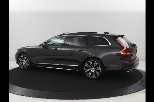 Volvo V90 2.0 T8 AWD Inscription Exclusive | SOH 81,9% | Panoramadak | Memory | Leder | Adaptive cruise | Stuur/stoel verwarming | Harman/Kardon | Head-up | 360 camera | Park assist | Carplay