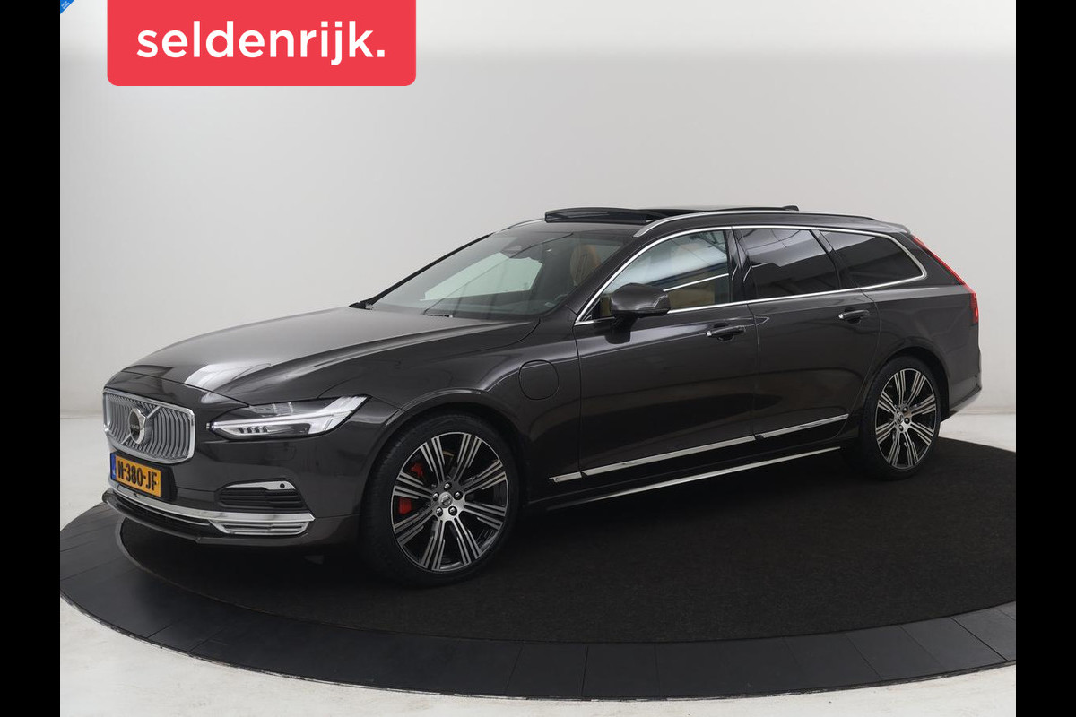 Volvo V90 2.0 T8 AWD Inscription Exclusive | SOH 81,9% | Panoramadak | Memory | Leder | Adaptive cruise | Stuur/stoel verwarming | Harman/Kardon | Head-up | 360 camera | Park assist | Carplay
