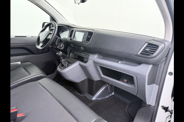 Peugeot Expert 2.0HDI 123PK 3-Persoons Euro 6 Imperiaal 2X Schuifdeur Trekhaak 360°Camera BlindSpot Assistent Apple Carplay Android Auto Cruise Betonplex Vloer Wandbetimmering Regen-Lichtsensor 2.500KG Trekgewicht 1e Eigenaar Origineel Nederlands