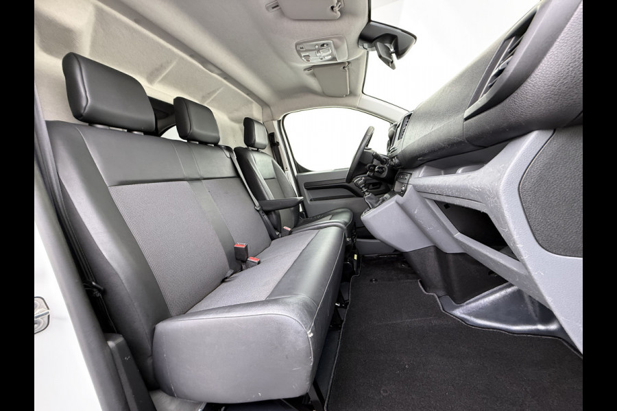 Peugeot Expert 2.0HDI 123PK 3-Persoons Euro 6 Imperiaal 2X Schuifdeur Trekhaak 360°Camera BlindSpot Assistent Apple Carplay Android Auto Cruise Betonplex Vloer Wandbetimmering Regen-Lichtsensor 2.500KG Trekgewicht 1e Eigenaar Origineel Nederlands