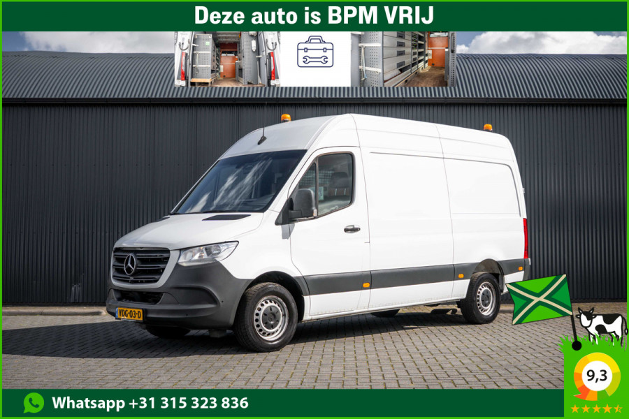 Mercedes-Benz Sprinter 314CDI L2H2 | Automaat | 1e Eigenaar | Volledig ingericht | 360° Camera | Carplay | Cruise | PDC | Airco
