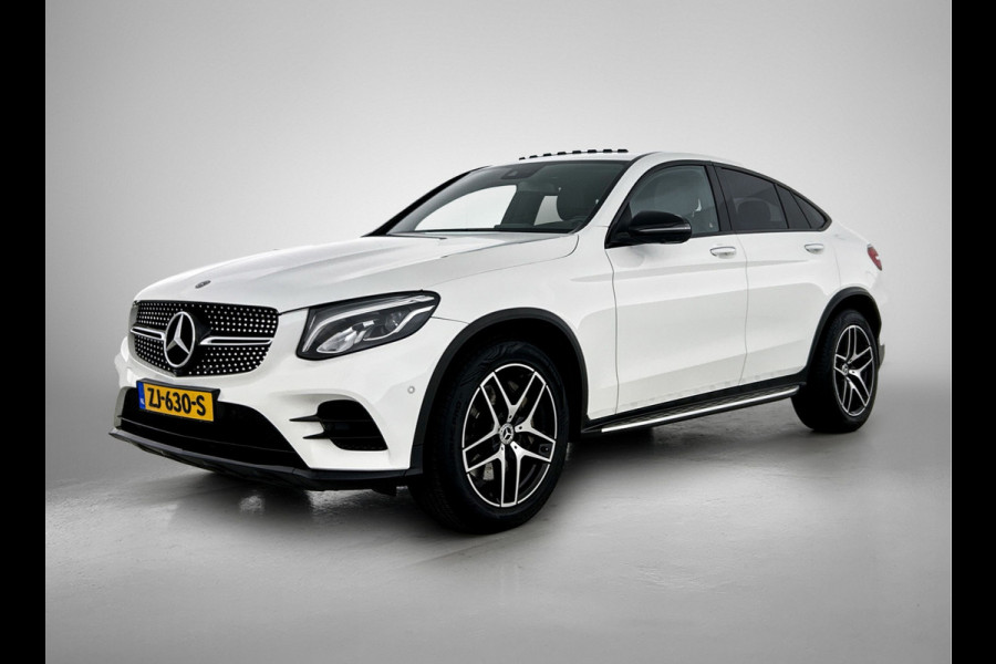 Mercedes-Benz GLC-Coupé 300 4-MATIC AMG | Night pakket | Schuifdak | Treeplanken | Burmester Sound | 360gr Camera | Lederen bekleding | ALL SEASONS banden Inclusief 12 Maanden Garantie.