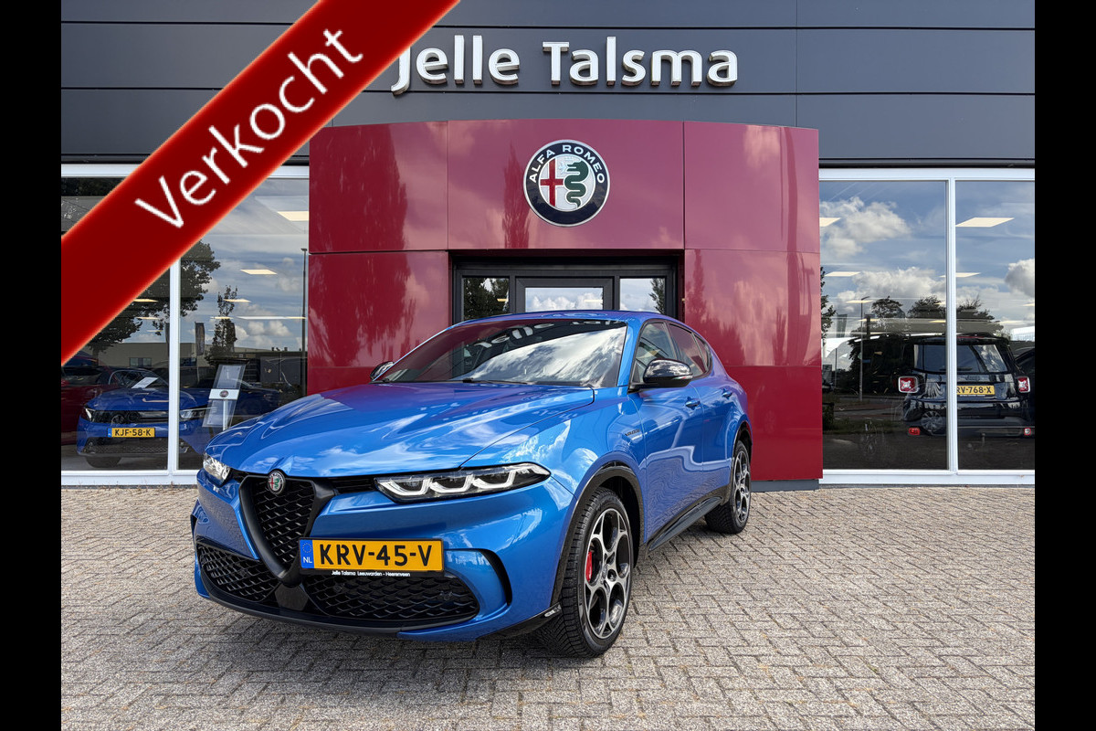 Alfa Romeo Tonale 1.5T Hybrid 160 Veloce | Leren bekleding | Stoelverwarming/Ventilatie | Sport onderstel instelbaar |