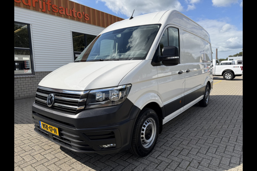 Volkswagen Crafter 35 2.0 TDI 177pk L3H3 ( L2H2 ) Comfortline / vaste prijs rijklaar € 23.950 ex btw / euro 6 / lease vanaf € 391 / dubbele schuifdeur / ramen rondom / airco / cruise / navi / camera !