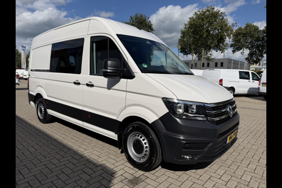 Volkswagen Crafter 35 2.0 TDI 177pk L3H3 ( L2H2 ) Comfortline / vaste prijs rijklaar € 23.950 ex btw / euro 6 / lease vanaf € 391 / dubbele schuifdeur / ramen rondom / airco / cruise / navi / camera !