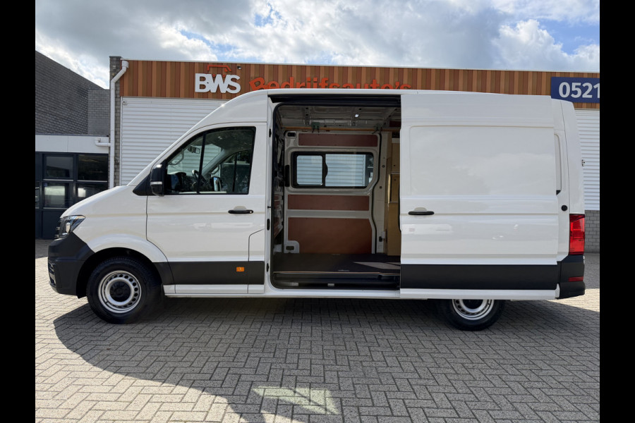 Volkswagen Crafter 35 2.0 TDI 177pk L3H3 ( L2H2 ) Comfortline / vaste prijs rijklaar € 23.950 ex btw / euro 6 / lease vanaf € 391 / dubbele schuifdeur / ramen rondom / airco / cruise / navi / camera !