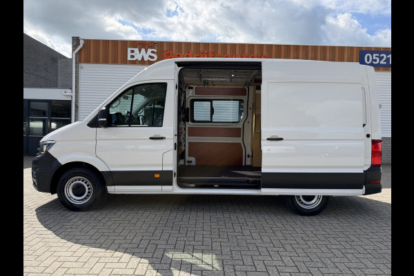 Volkswagen Crafter 35 2.0 TDI 177pk L3H3 ( L2H2 ) Comfortline / vaste prijs rijklaar € 23.950 ex btw / euro 6 / lease vanaf € 391 / dubbele schuifdeur / ramen rondom / airco / cruise / navi / camera !