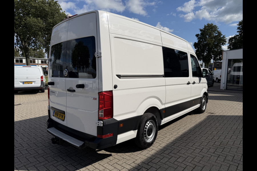 Volkswagen Crafter 35 2.0 TDI 177pk L3H3 ( L2H2 ) Comfortline / vaste prijs rijklaar € 23.950 ex btw / euro 6 / lease vanaf € 391 / dubbele schuifdeur / ramen rondom / airco / cruise / navi / camera !