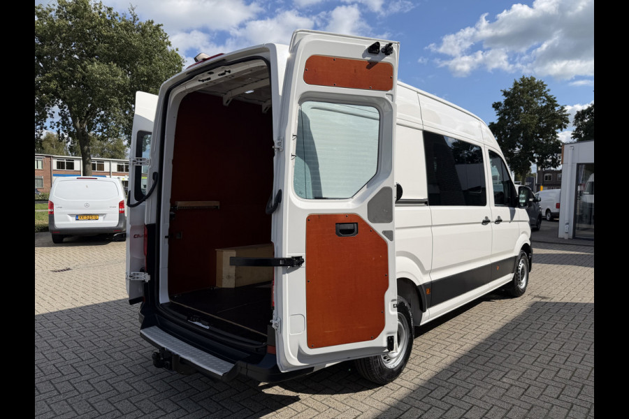 Volkswagen Crafter 35 2.0 TDI 177pk L3H3 ( L2H2 ) Comfortline / vaste prijs rijklaar € 23.950 ex btw / euro 6 / lease vanaf € 391 / dubbele schuifdeur / ramen rondom / airco / cruise / navi / camera !