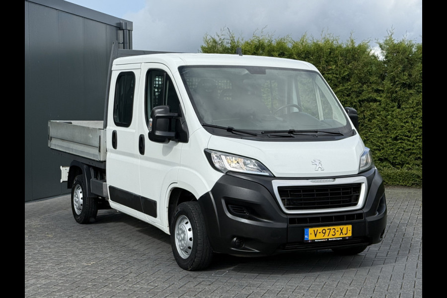 Peugeot Boxer 2.0 BlueHDI 131 PK EURO 6 / PICK UP / 7-PERS DUBBELE CABINE / AIRCO / TREKHAAK / 2500 KG AHG