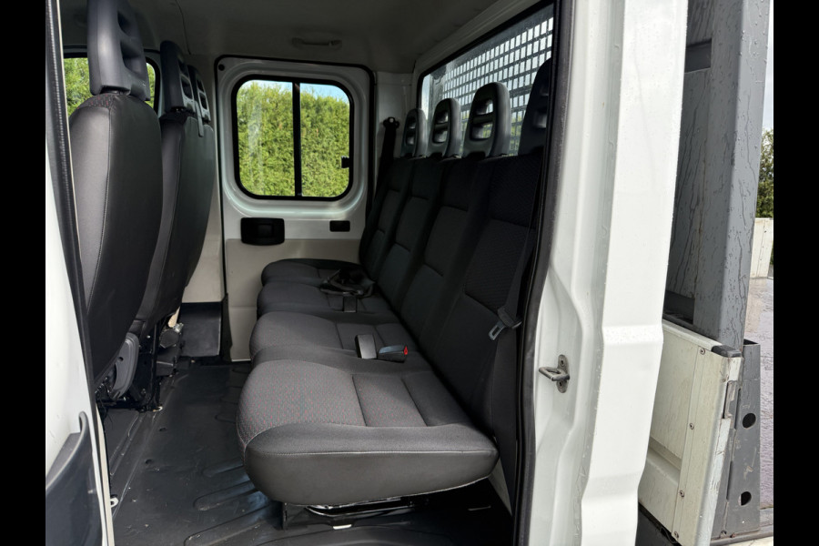 Peugeot Boxer 2.0 BlueHDI 131 PK EURO 6 / PICK UP / 7-PERS DUBBELE CABINE / AIRCO / TREKHAAK / 2500 KG AHG