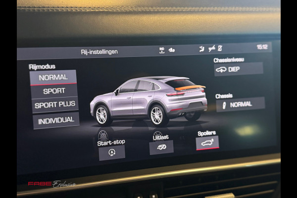 Porsche Cayenne Coupé 3.0 / Sport chrono / HUD / Sportuitlaat / Bose / Trekhaak / Memory / Stoelventilatie / Pano