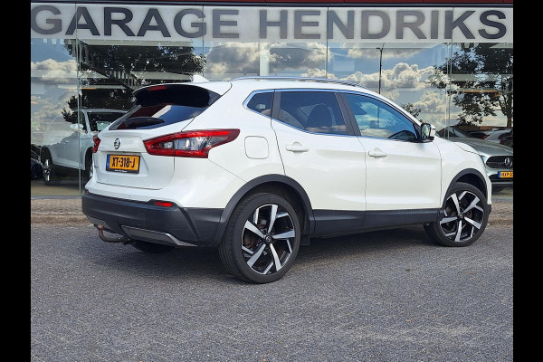 Nissan QASHQAI 1.2 Tekna + | Pano | Trekhaak | NAP | Leder | 360Cam | Navi | Climate | LED | Onderhoudshistorie |