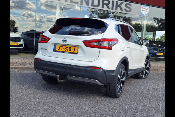 Nissan QASHQAI 1.2 Tekna + | Pano | Trekhaak | NAP | Leder | 360Cam | Navi | Climate | LED | Onderhoudshistorie |