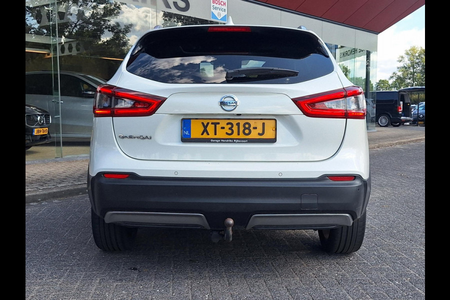 Nissan QASHQAI 1.2 Tekna + | Pano | Trekhaak | NAP | Leder | 360Cam | Navi | Climate | LED | Onderhoudshistorie |