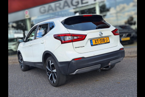 Nissan QASHQAI 1.2 Tekna + | Pano | Trekhaak | NAP | Leder | 360Cam | Navi | Climate | LED | Onderhoudshistorie |